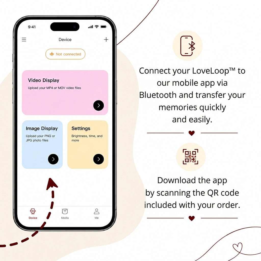 LoveLoop™ - The cutest keepsake of your baby’s ultrasound